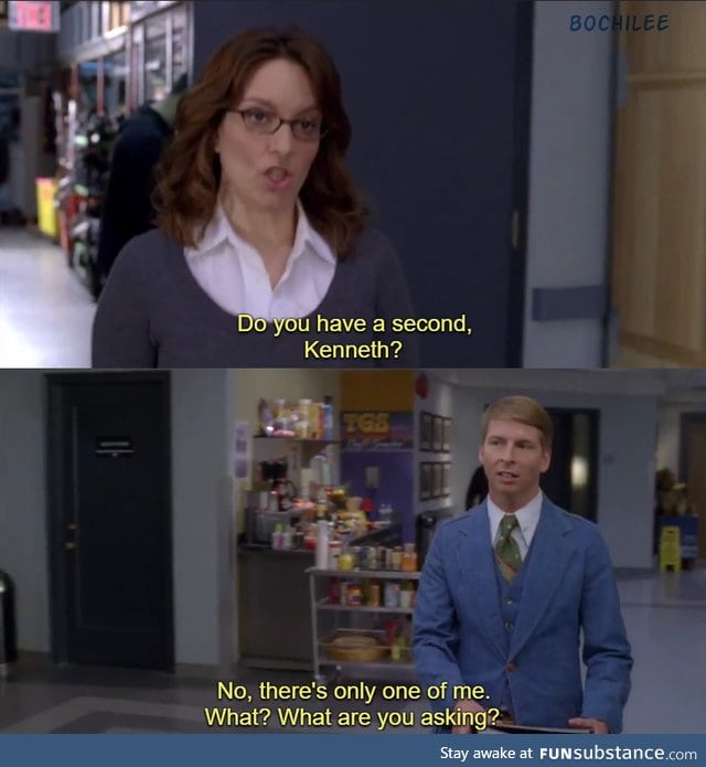 Another great 30Rock 1/2 second joke