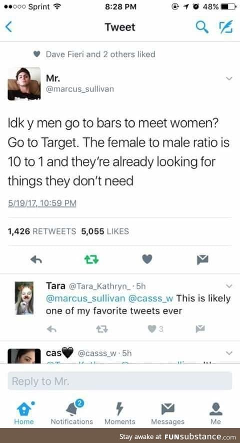 My girlfriend isn't allowed to go to target anymore