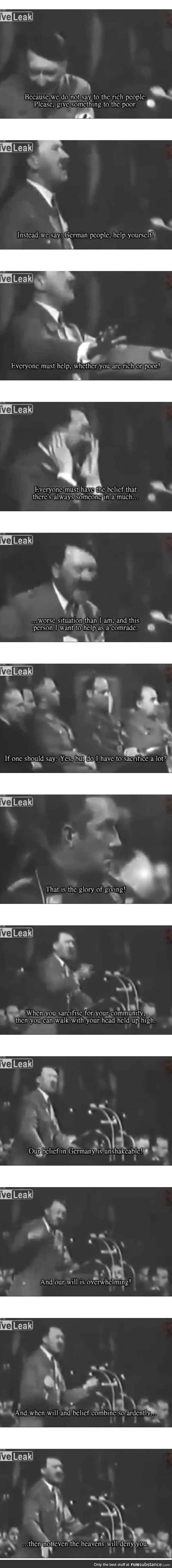 Hitler did say some great things