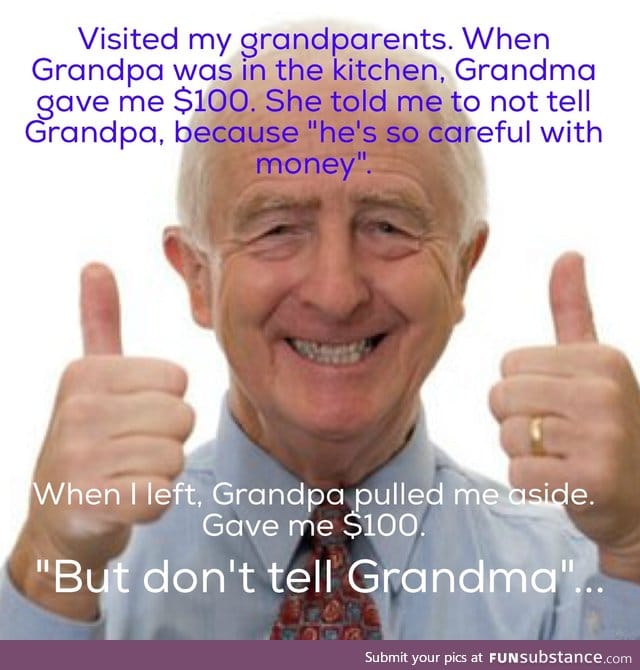 But don't tell Grandma