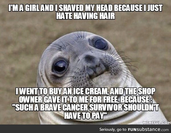 At least I got a free ice cream