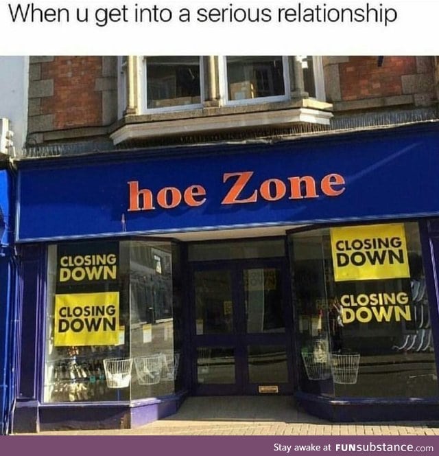 I'm also waiting for my Hoe Zone to close down