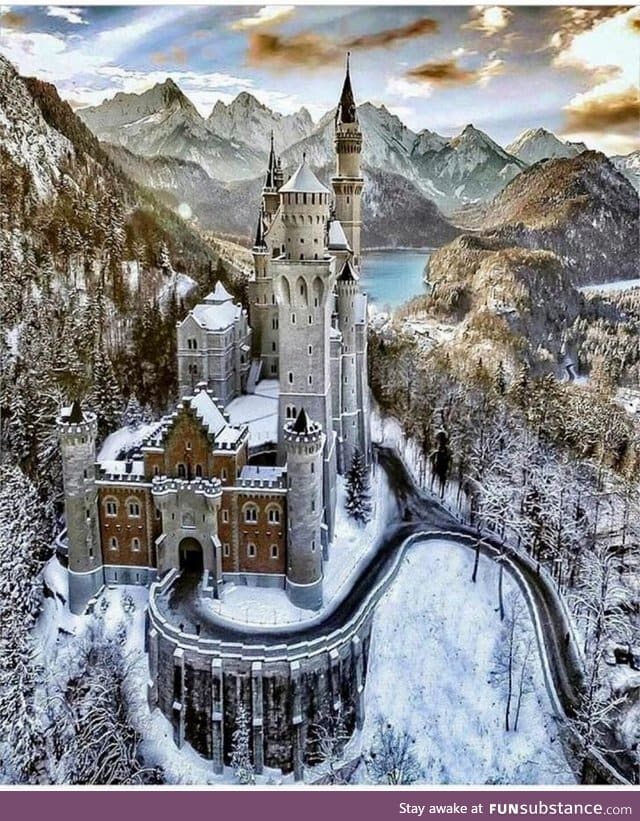 Neuschwanstein Castle in Bavaria, Germany