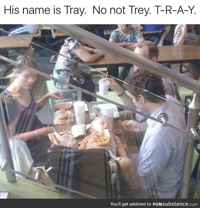 His name is not Tray