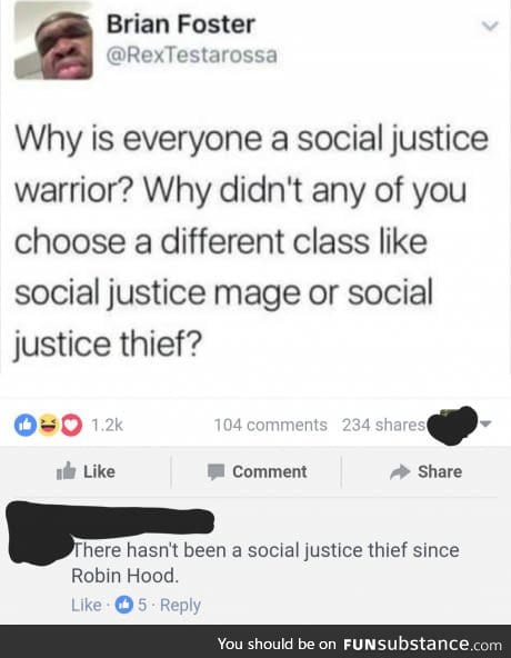 Has there been a Social Justice Mage?