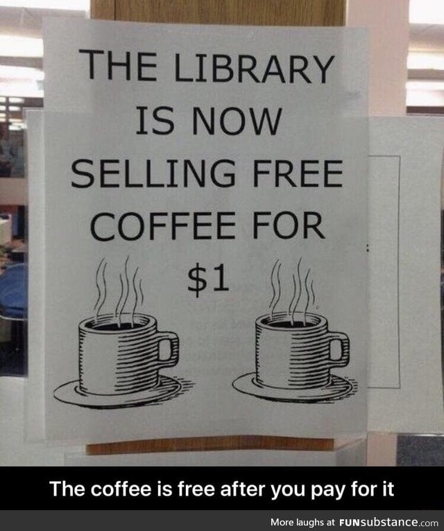 Free coffee