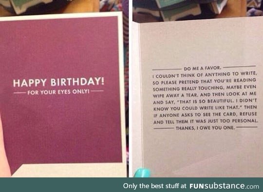 I need this birthday card