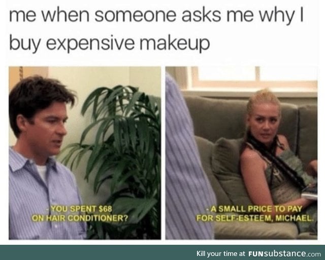 Expensive makeup