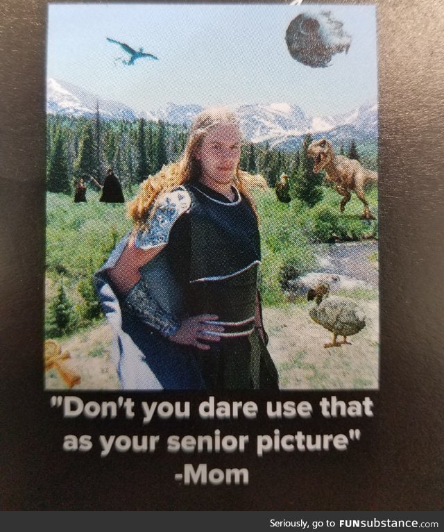 Picture in the yearbook