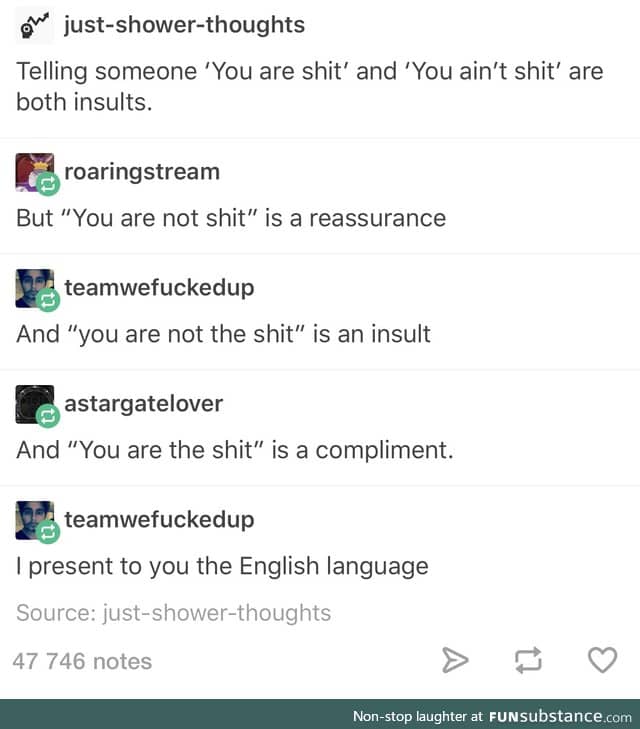 English  is weird