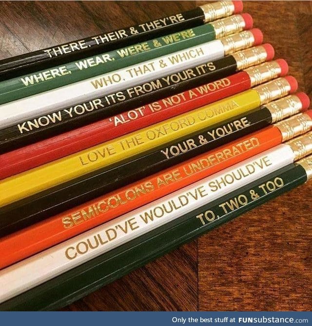 Grammar pencils