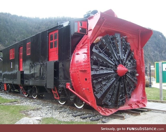 Snow removal train, skagway, alaska