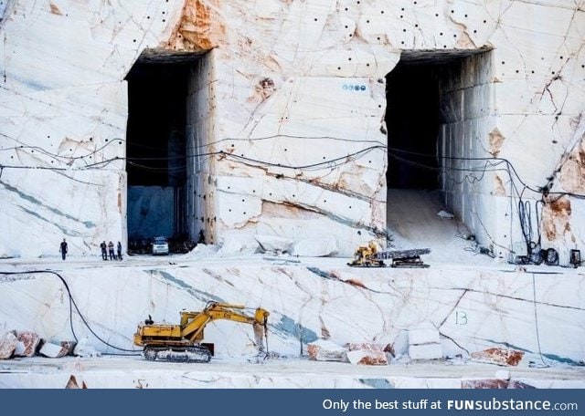 Marble quarry in Greece