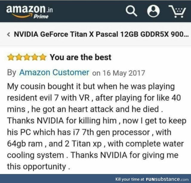 Amazon Reviews don't fail to amaze