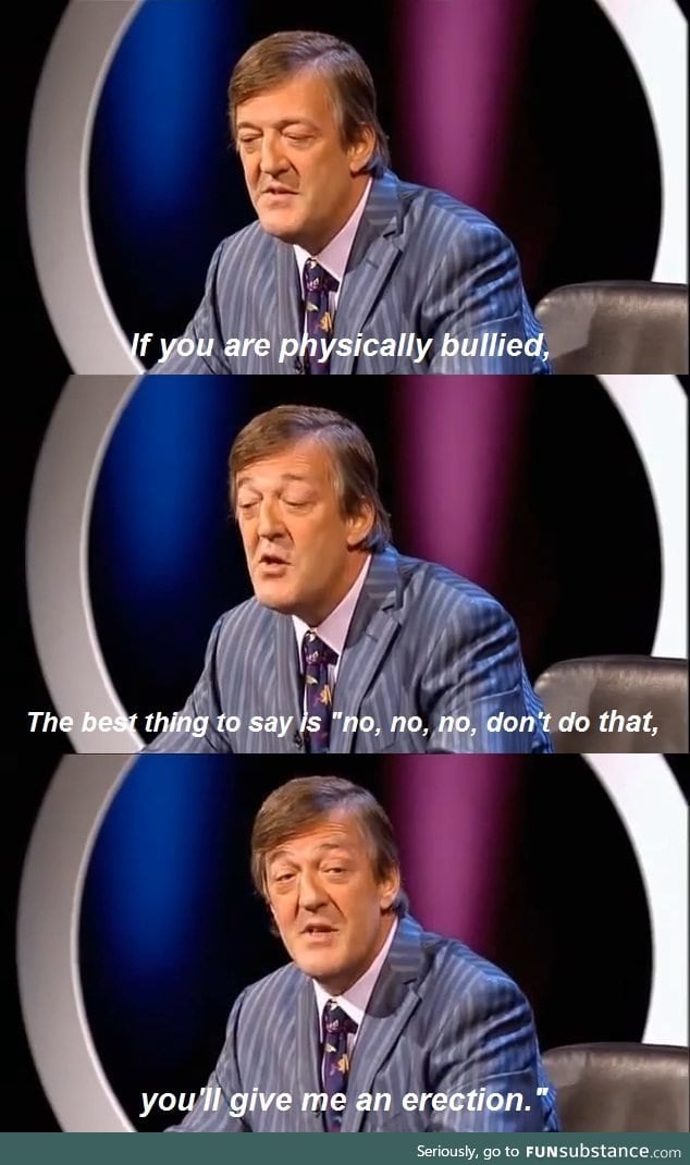 Stephen Fry: Bully Commander!