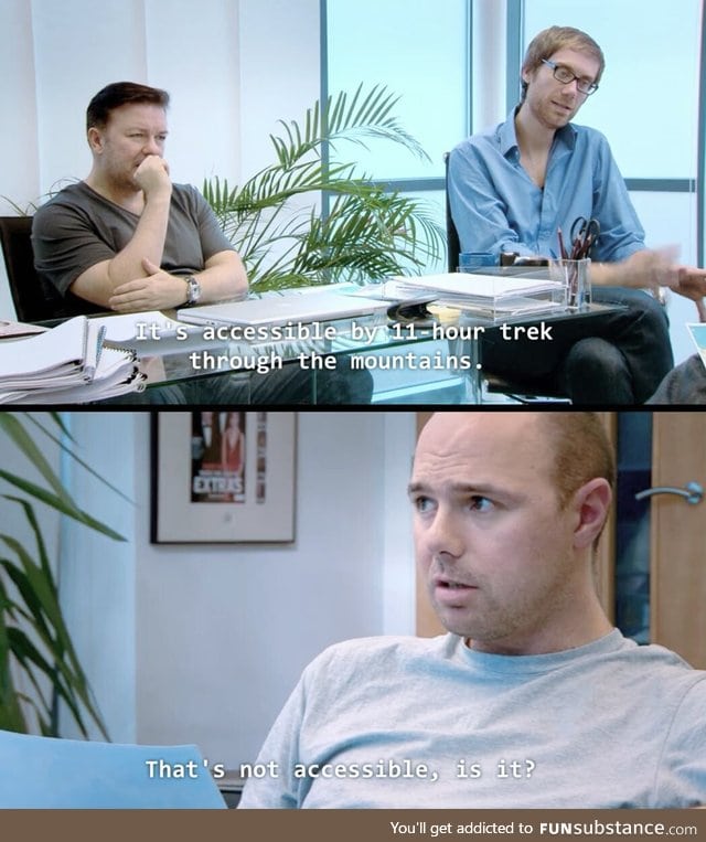 Karl Pilkington has a point