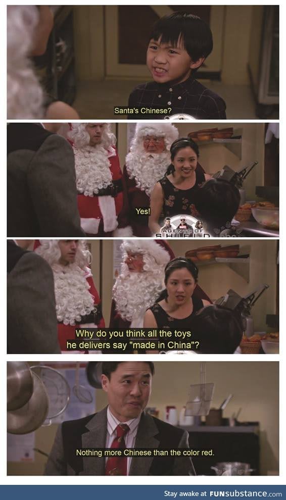 Santa is chinese