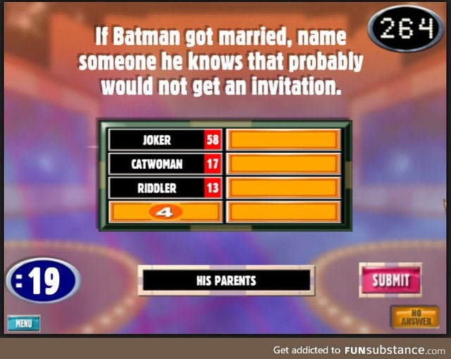 Who would not get an invitation to Batman's wedding?