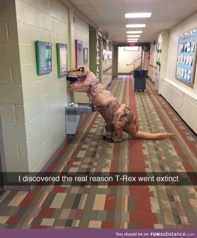 How the t-rex went extinct