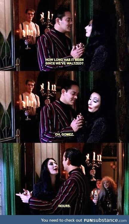 Gomez and Morticia