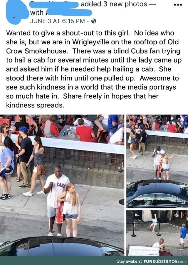 Made me happy today. Not a cubs fan, but I'm a fan of good people