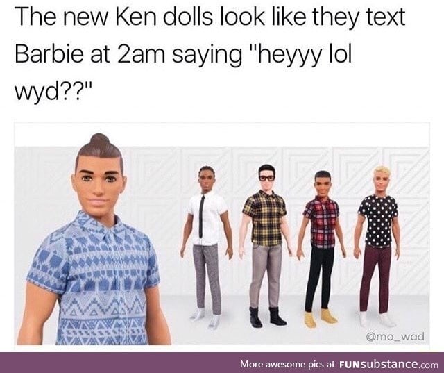 The new Ken dolls