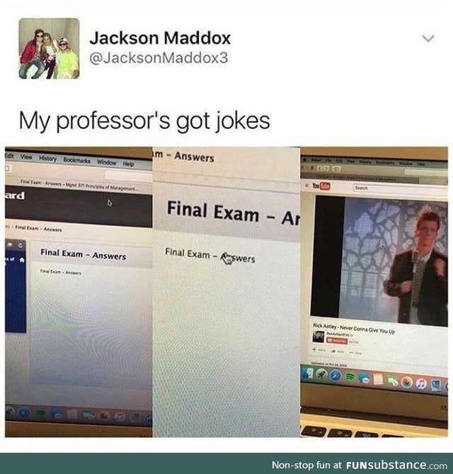 Professor pranks