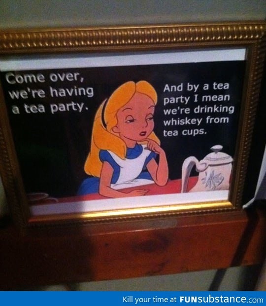 My kind of tea party