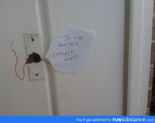 "Fixing" the doorbell