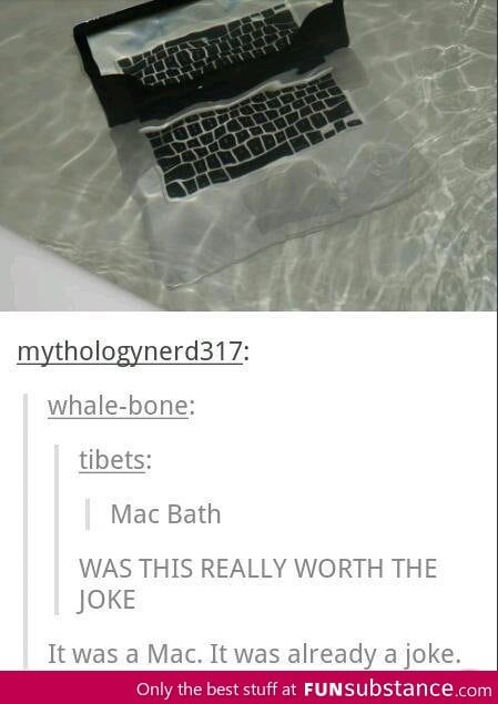 Good Mac joke