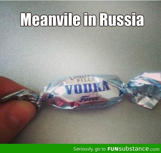 Vodka sweet in Russia