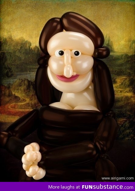 Balloona Lisa by Larry Moss