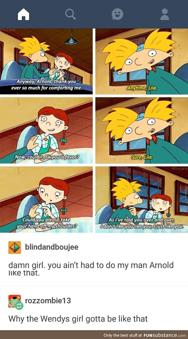 Arnold gets roasted by Lila