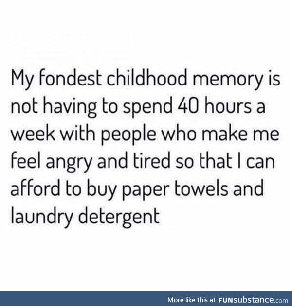 And cleaning supplies