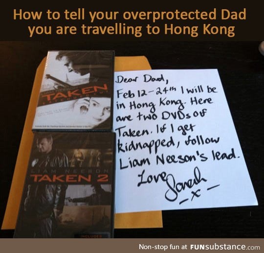 Overprotecting dad