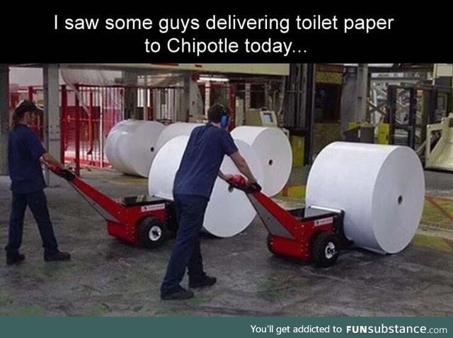 Toilet paper delivery