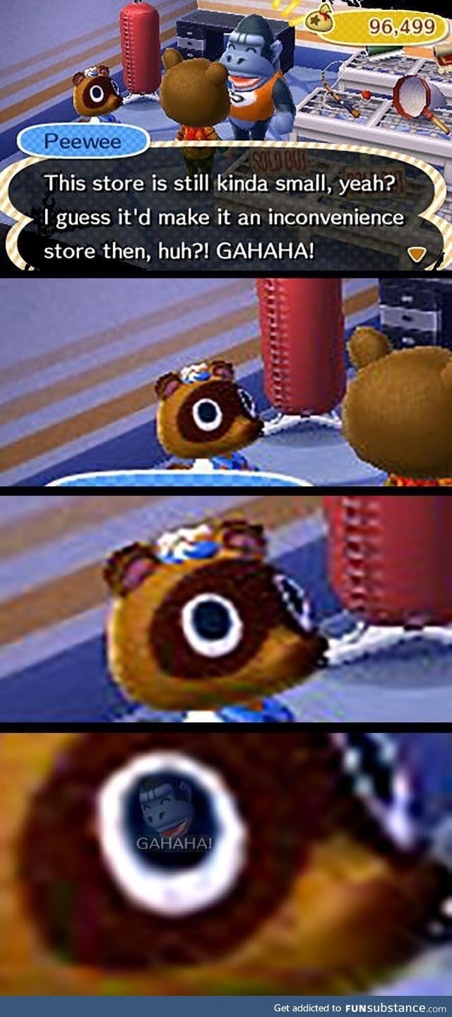 Tom Nook is tired of your sh*t