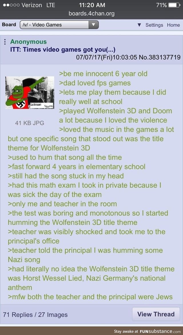 Anon is a neo-nazi