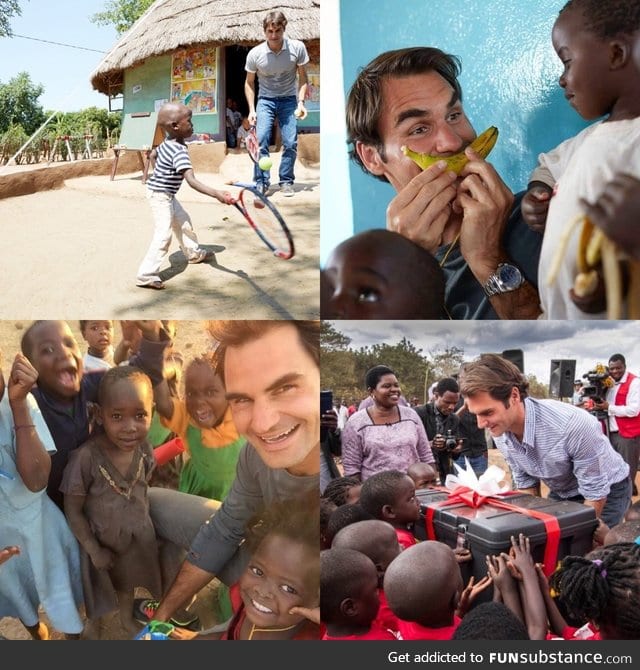 Roger Federer has spent $13.5m to build 81 pre-schools in Malawi