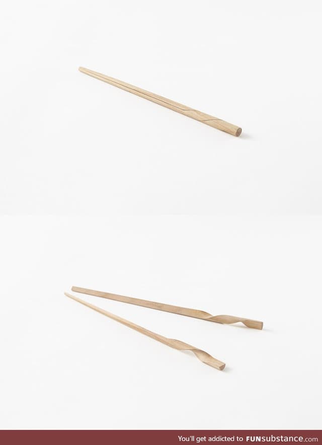 Clever chopsticks design