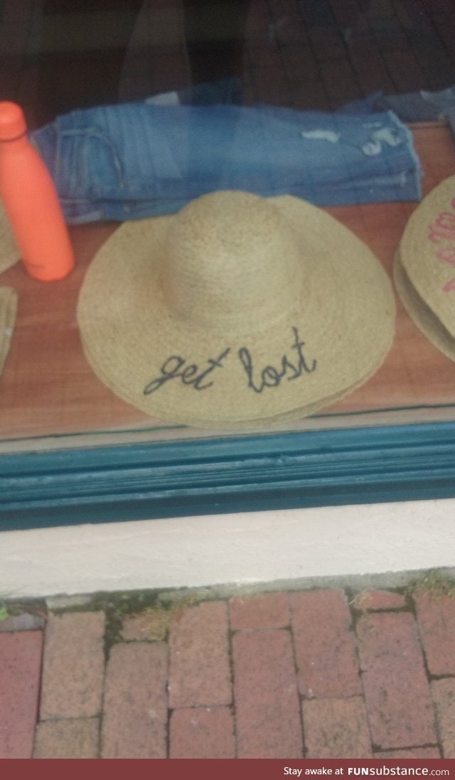 Can't Tell If This Hat Is Trying To Be Inspirational Or Mean