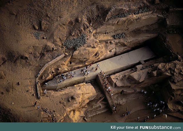 3,500-year-old unfinished obelisk in Egypt