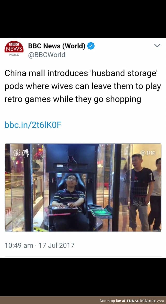 That's it, moving to China