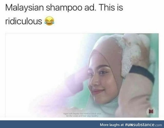 Malaysian shampoo ads