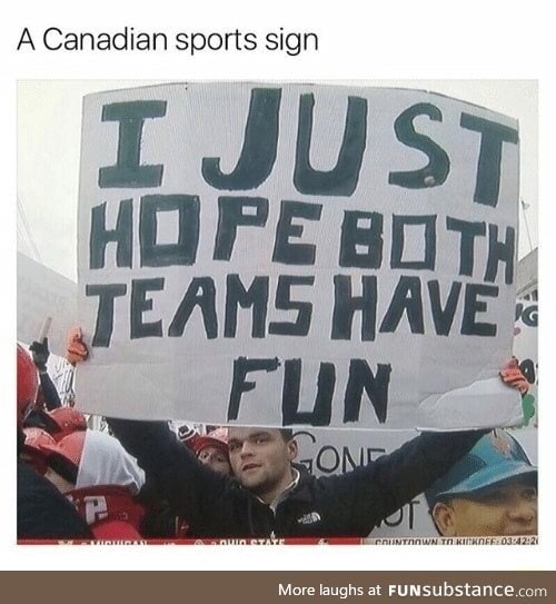 Canadian sports sign