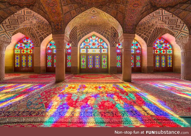Real Life Fairy Tale Place 10: Nasir al-Mulk Mosque, Shiraz, Iran
