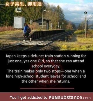 Japan is sweet too and very dedicated towards having their people education.