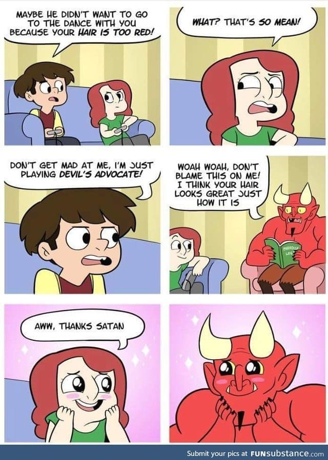 Satan is cool sometimes