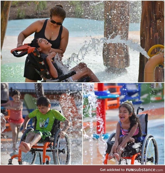 “Morgan’s Inspiration Island” The World’s first water park for people with disabilities