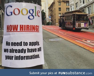 Google are hiring!